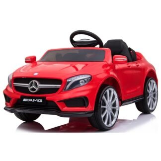 VENTA MERCEDES AMG GLA45 ROJO, ASIENTO PLASTICO, RUEDAS PLASTICO   2X12V INDA211-LEG6950436